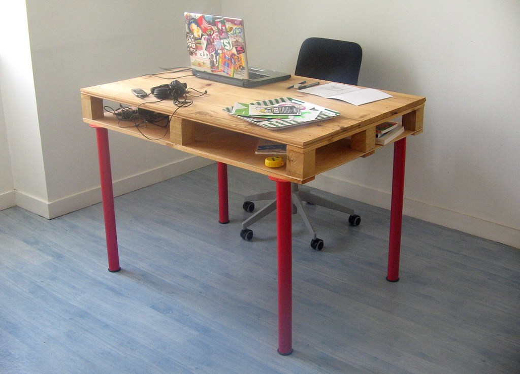 Nos conseils pour fabriquer un bureau en&nbsp;palettes